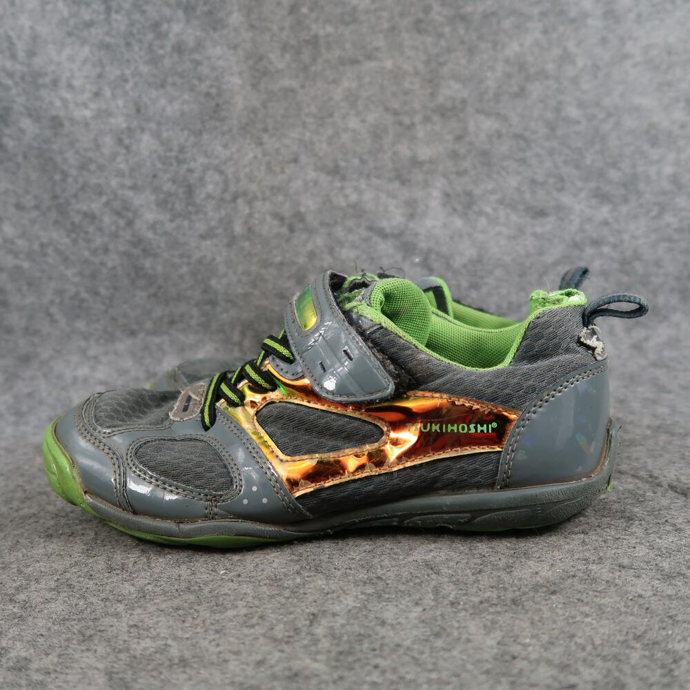 Tsukihoshi Mako Sneakers Shoes Kids 13 Lightweight Athletic Easy On Sport Gray - Picture 4 of 11